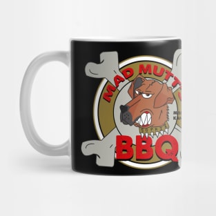 Mad Mutt's BBQ full color Mug